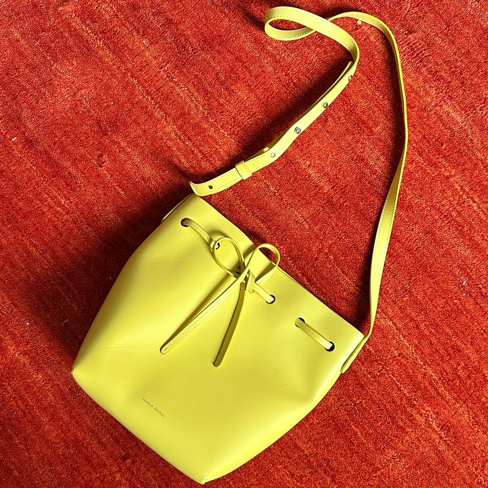 Mansur Gavriel Lemon Crossbody Bag